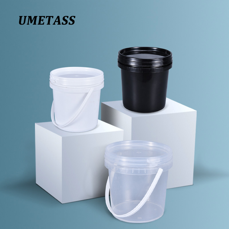 Water Bottle Blank - Empty 1L plastic bucket with Lid