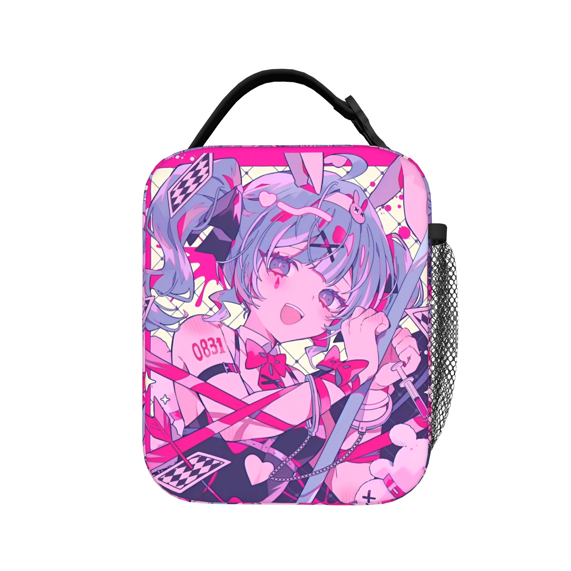 Tote Bag Sublimation - Hatsune Miku Insulated Lunch Bag Thermal