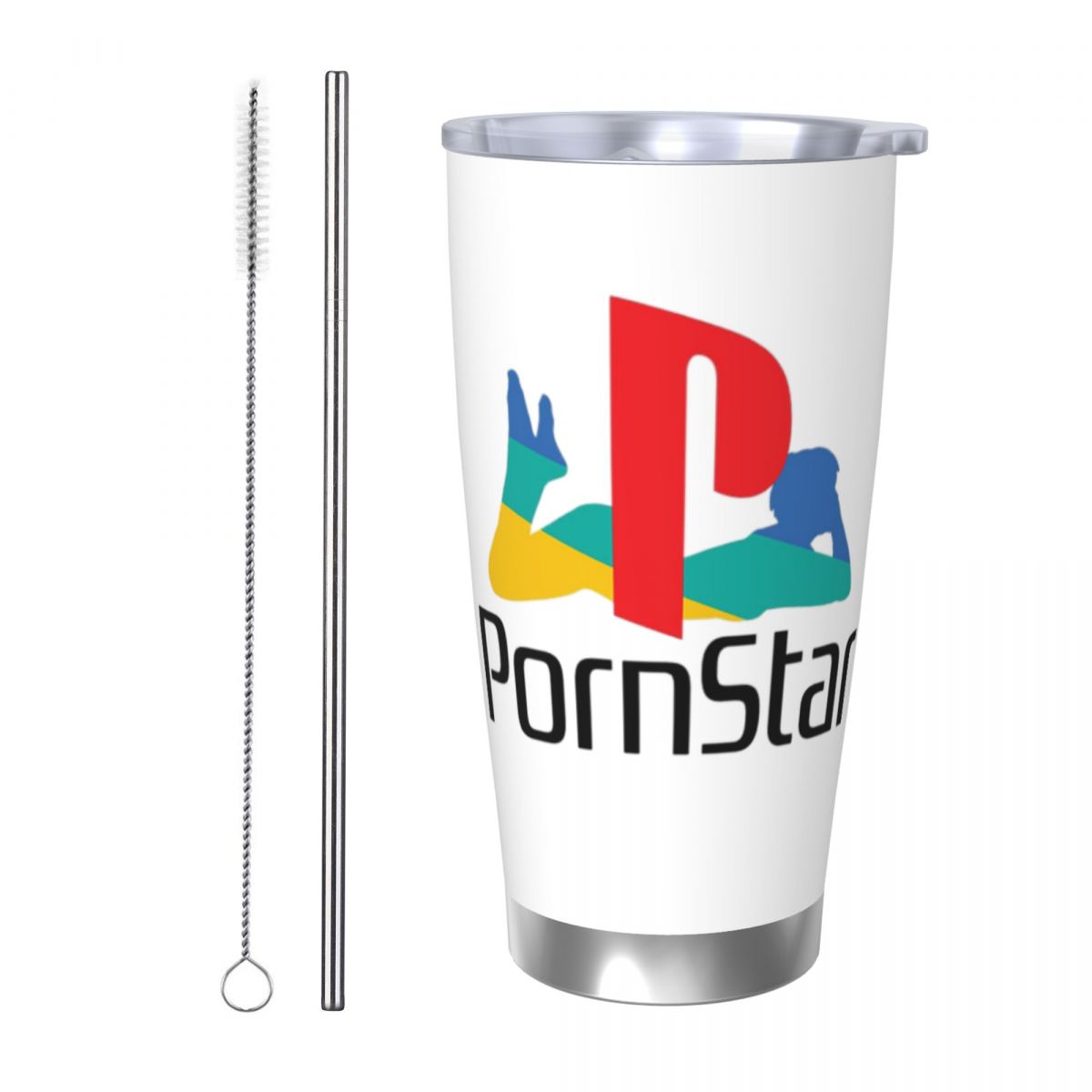 Tumbler 20Oz White - Ps Pron Star White Stainless Steel