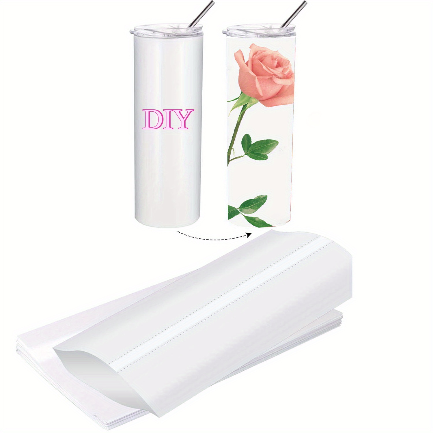 Sublimation Mug White - 50/100pcs Sublimation Shrink Film, White Sublimation