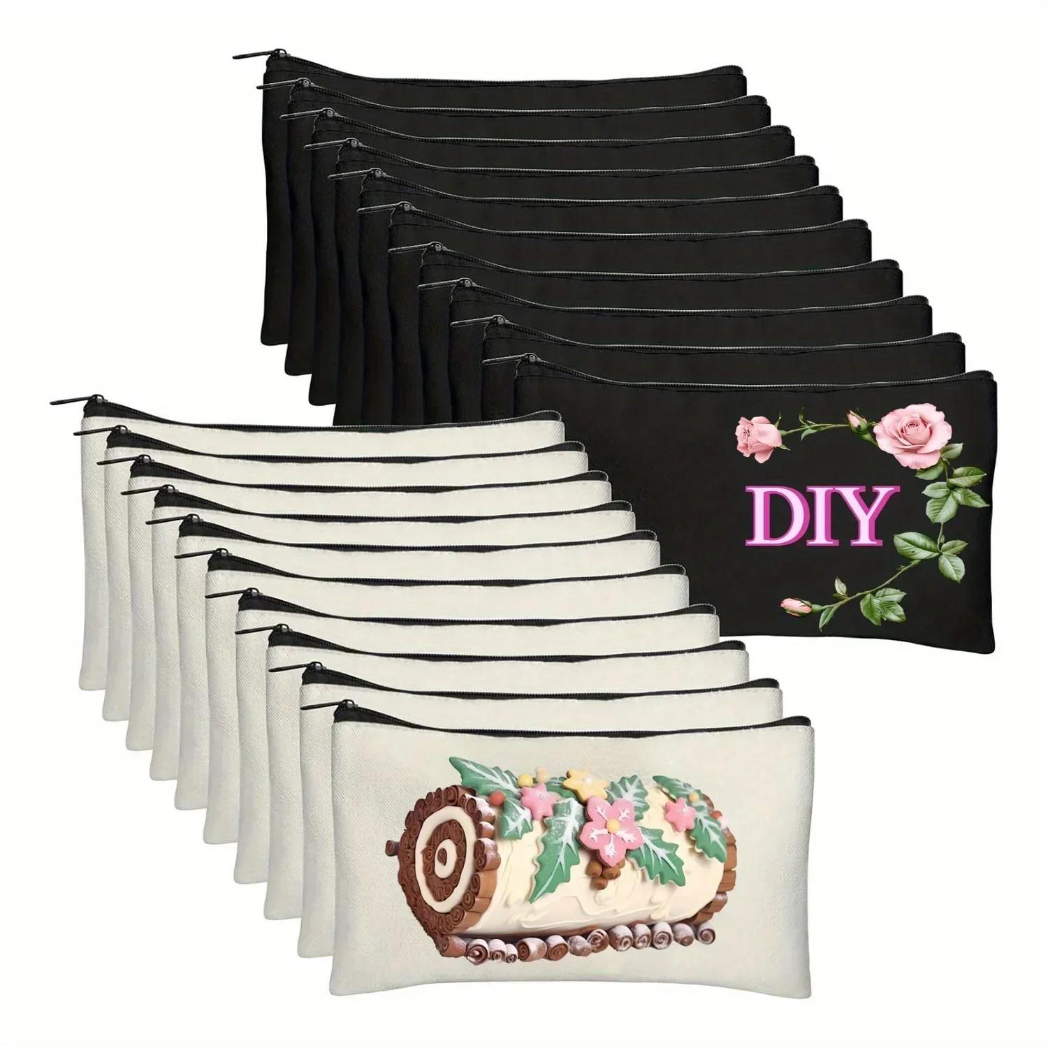 Tote Bag Sublimation - 20pcs Sublimation Blank Makeup Bags –