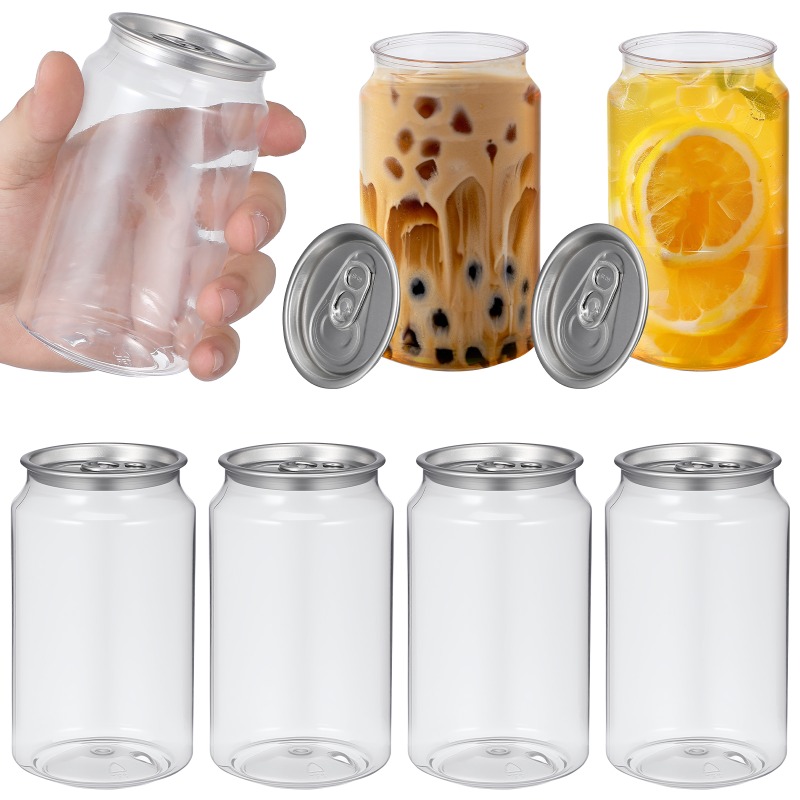 Water Bottle Blank - 330ml 10pcs Disposable cans Milk Tea