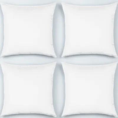 Pillow Cover Sublimation - 4pcs Sublimation Pillow Cover Diy White