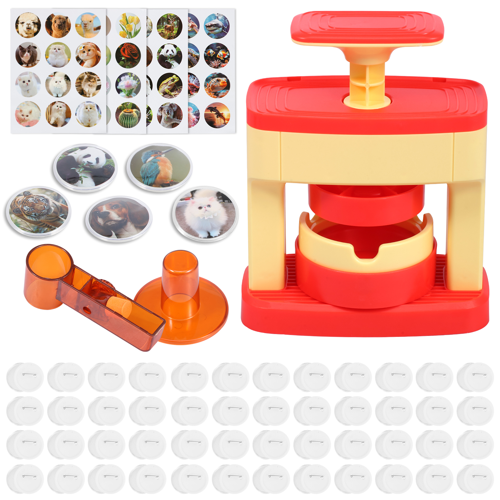 Button Badge Blank - Kid Badge Maker Machine Set DIY