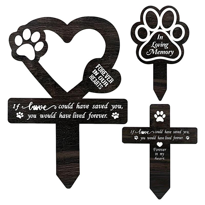 Yard Sign Blank - Dog Grave Marker Dog Cemetery Garden