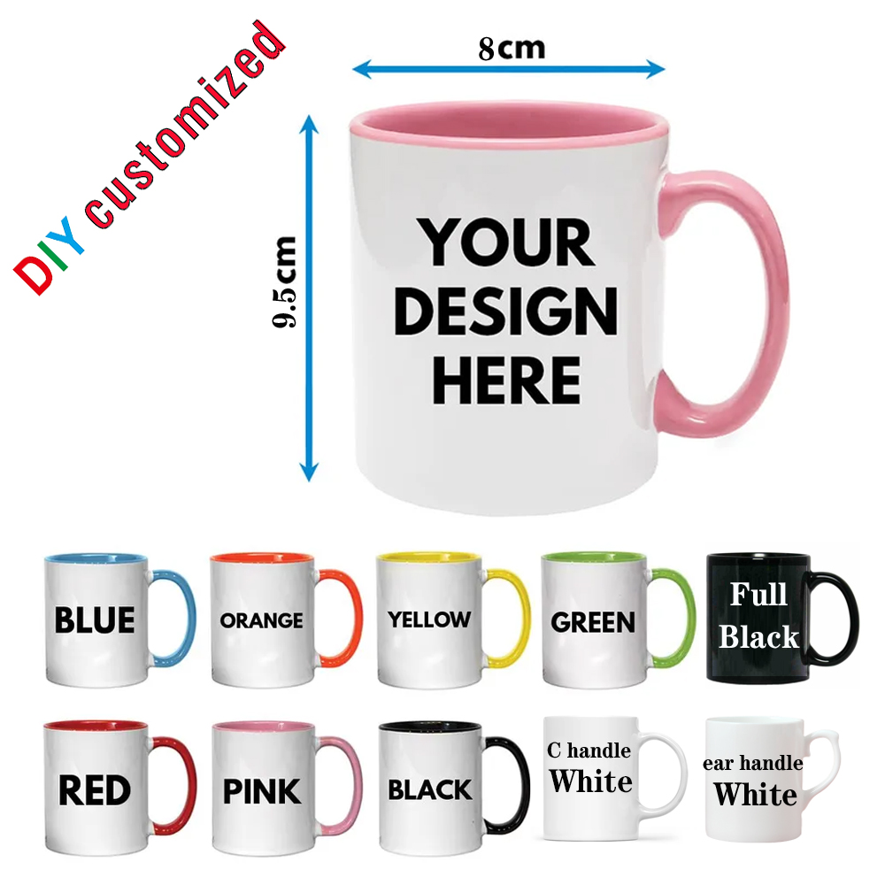 Sublimation Mug White - Personalized Your Photo Mug, Custom NAME