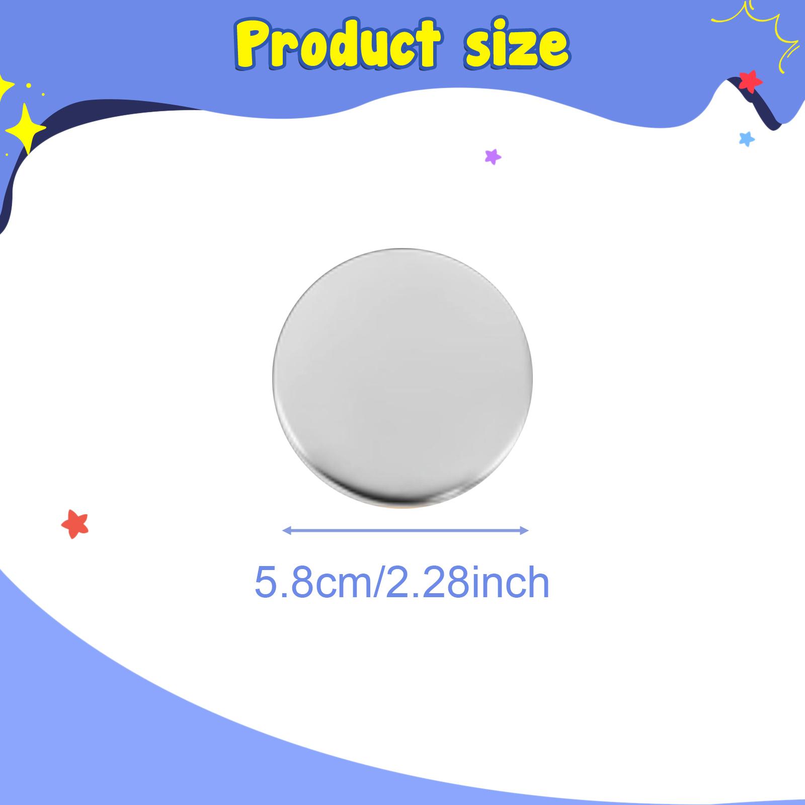 Button Badge Blank - Button Badge Kit Metal Blank Back