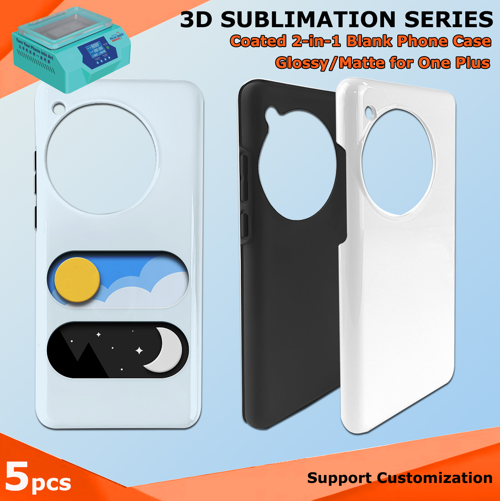 Phone Case Blank Print - Fonlyu 5pcs Coated 2 in 1