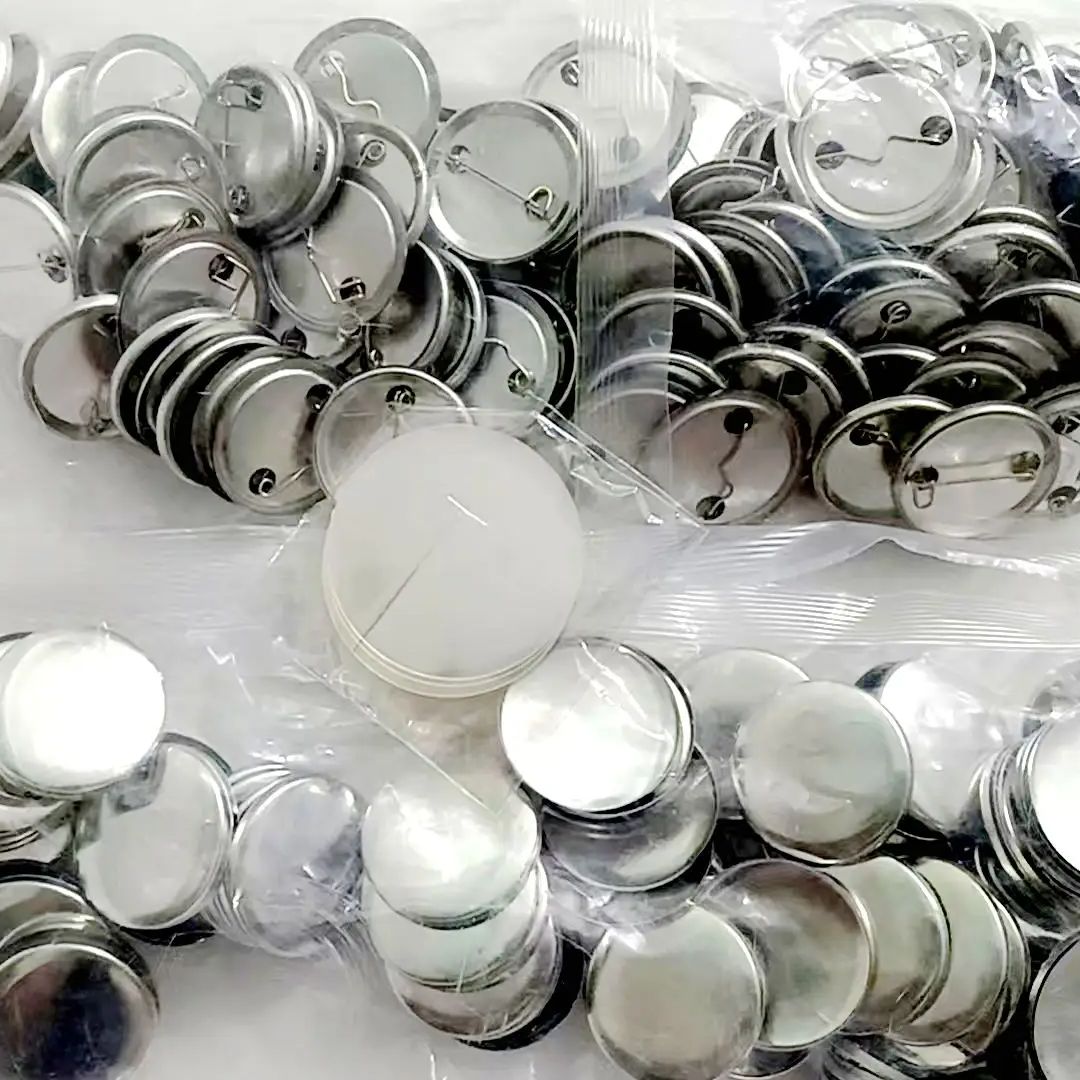 Button Badge Blank - 1000pcs 25mm/32mm/37mm metal back MATTE tin