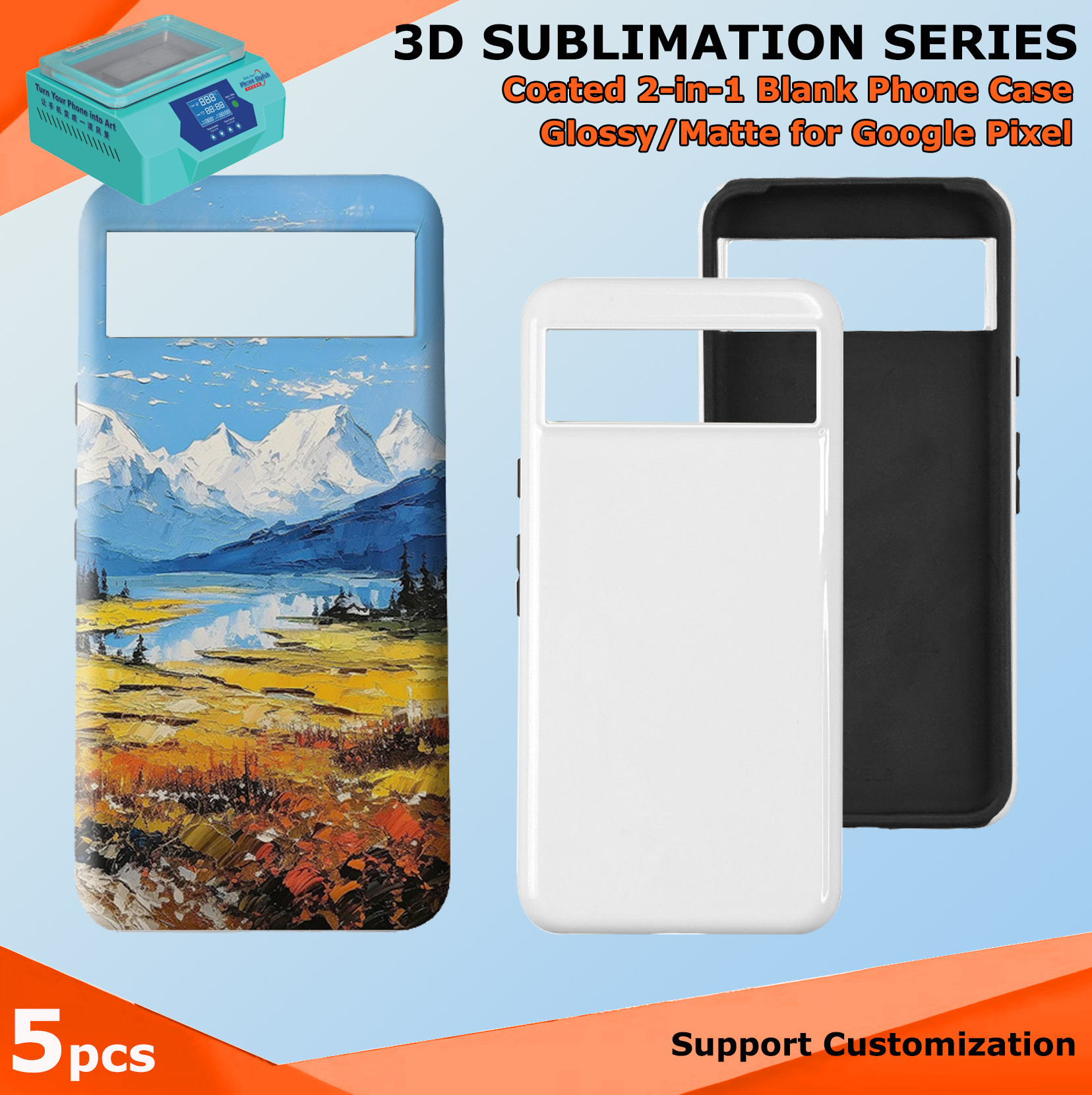 Phone Case Blank Print - Fonlyu 5pcs Coated 2 in 1