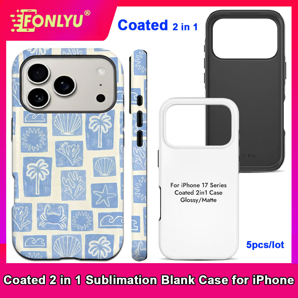 Phone Case Blank Print - FONLYU 5pcs Coated 2 in 1