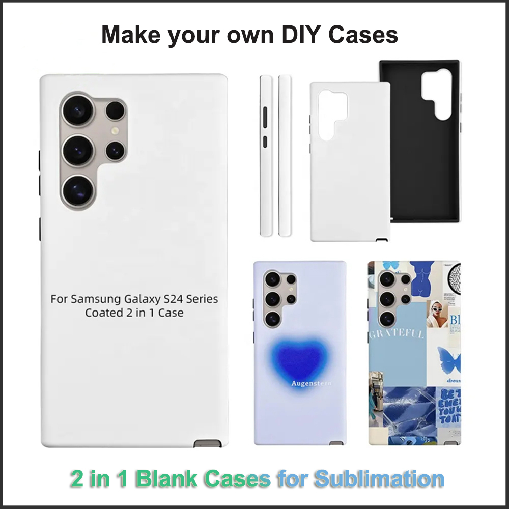 Phone Case Blank Print - 5pcs Coated 2 in 1 Blank