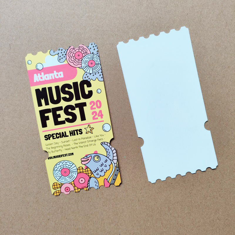 Puzzle Blank White - Blank Sublimation Invitation Letter PET Party