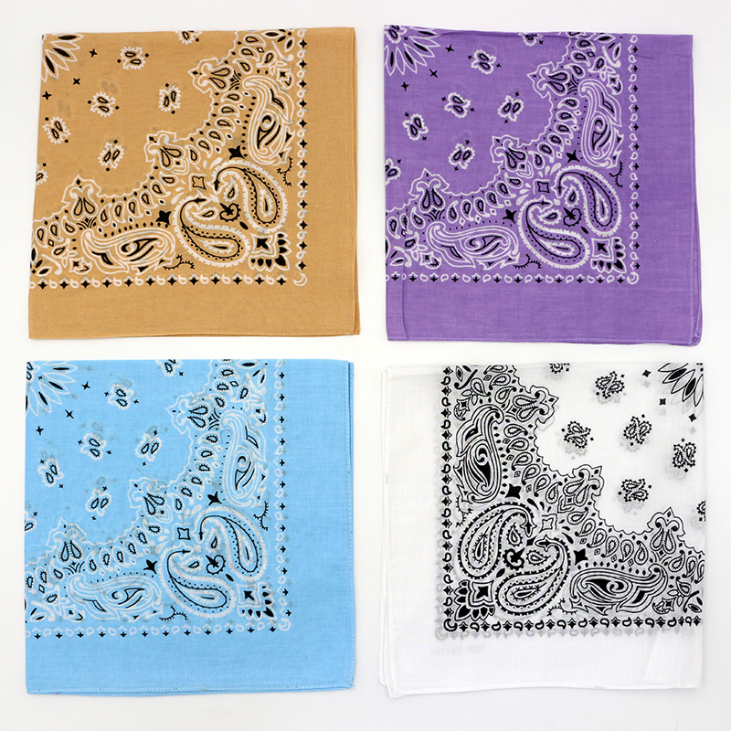 Bandana Blank White - 55CM Square Scarf Women Spring Soft