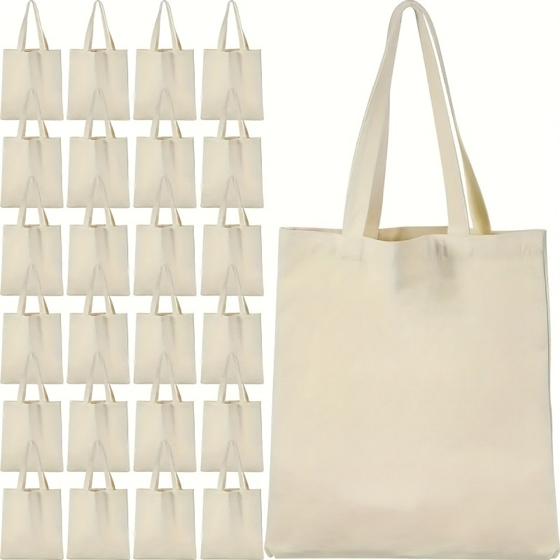 Tote Bag Sublimation - 5 Pcs Sublimation Tote Bags, Reusable