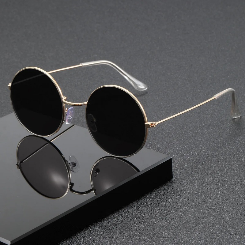 Metal Photo Panel - Retro New Punk Style Sunglasses Red