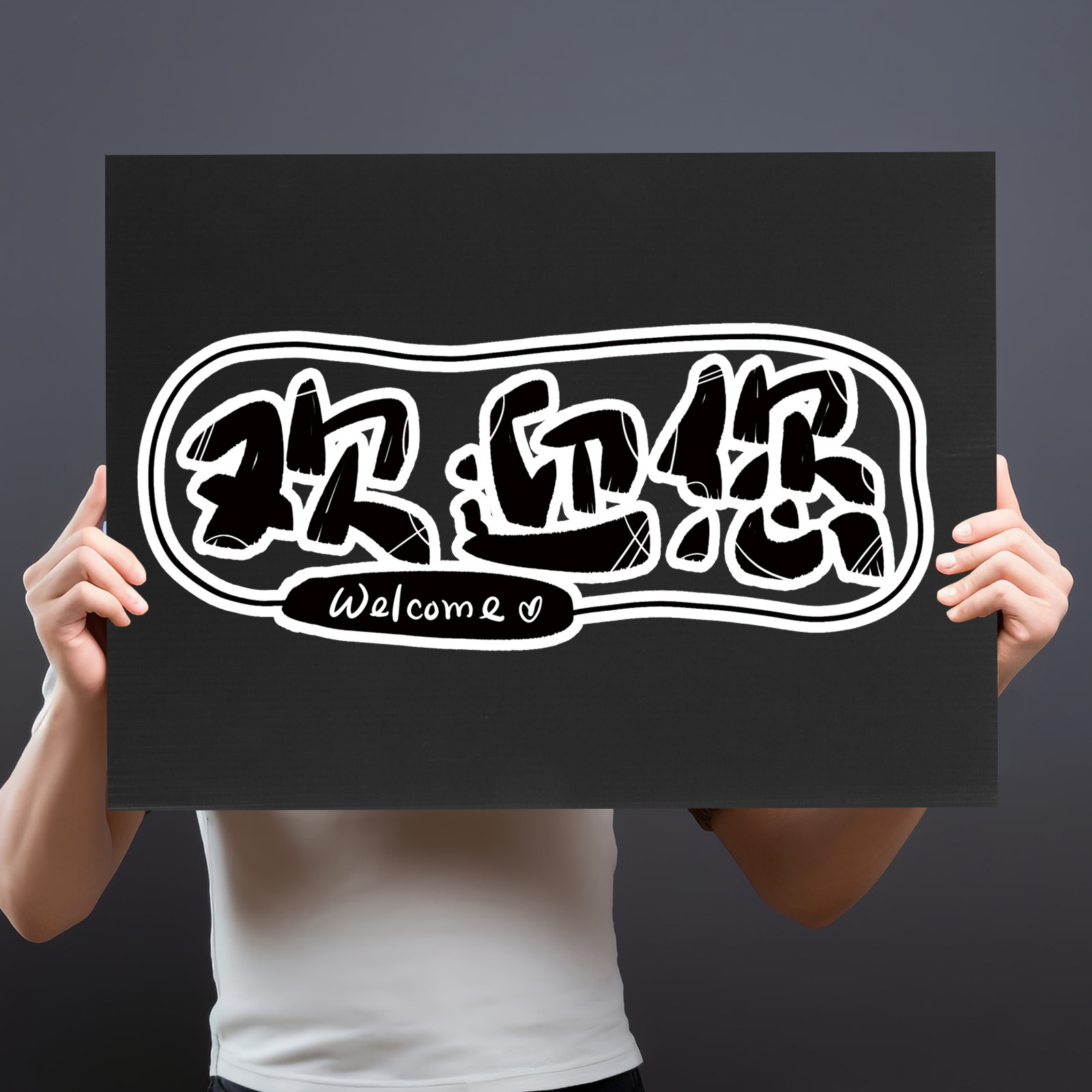 Yard Sign Blank - 10Pcs Black Corrugated Plastic Sheets Easy