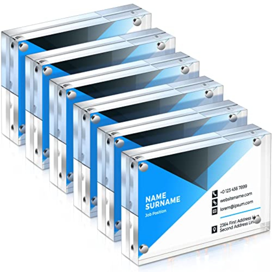 Photo Acrylic Block - Acrylic Business Card Frame 2.5 x.5