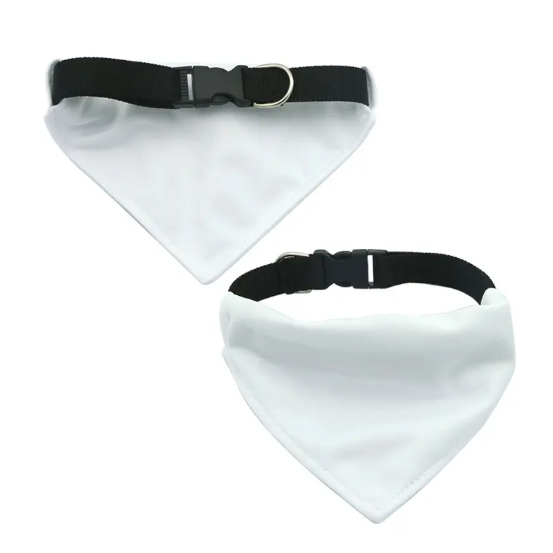 Bandana Blank White - Sublimation White Blank Dog Pet Triangle