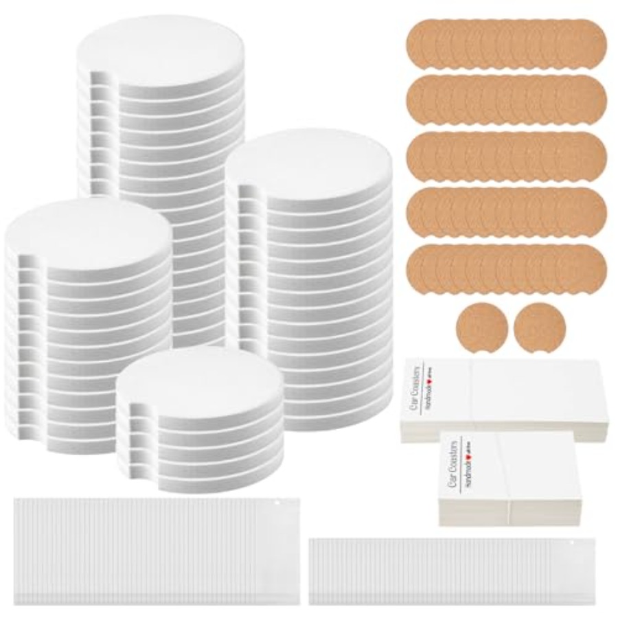 Coaster Sublimation Blank - 312 Pcs Ceramic Car Coasters 2.64''