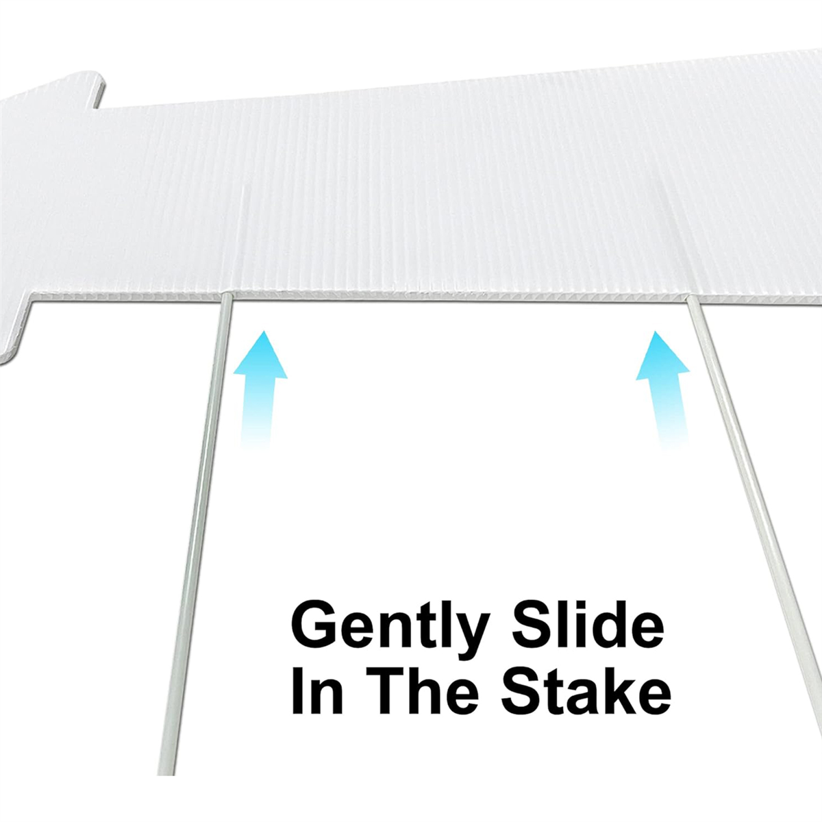 Yard Sign Blank - A61KK Blank Arrow Yard Signs with