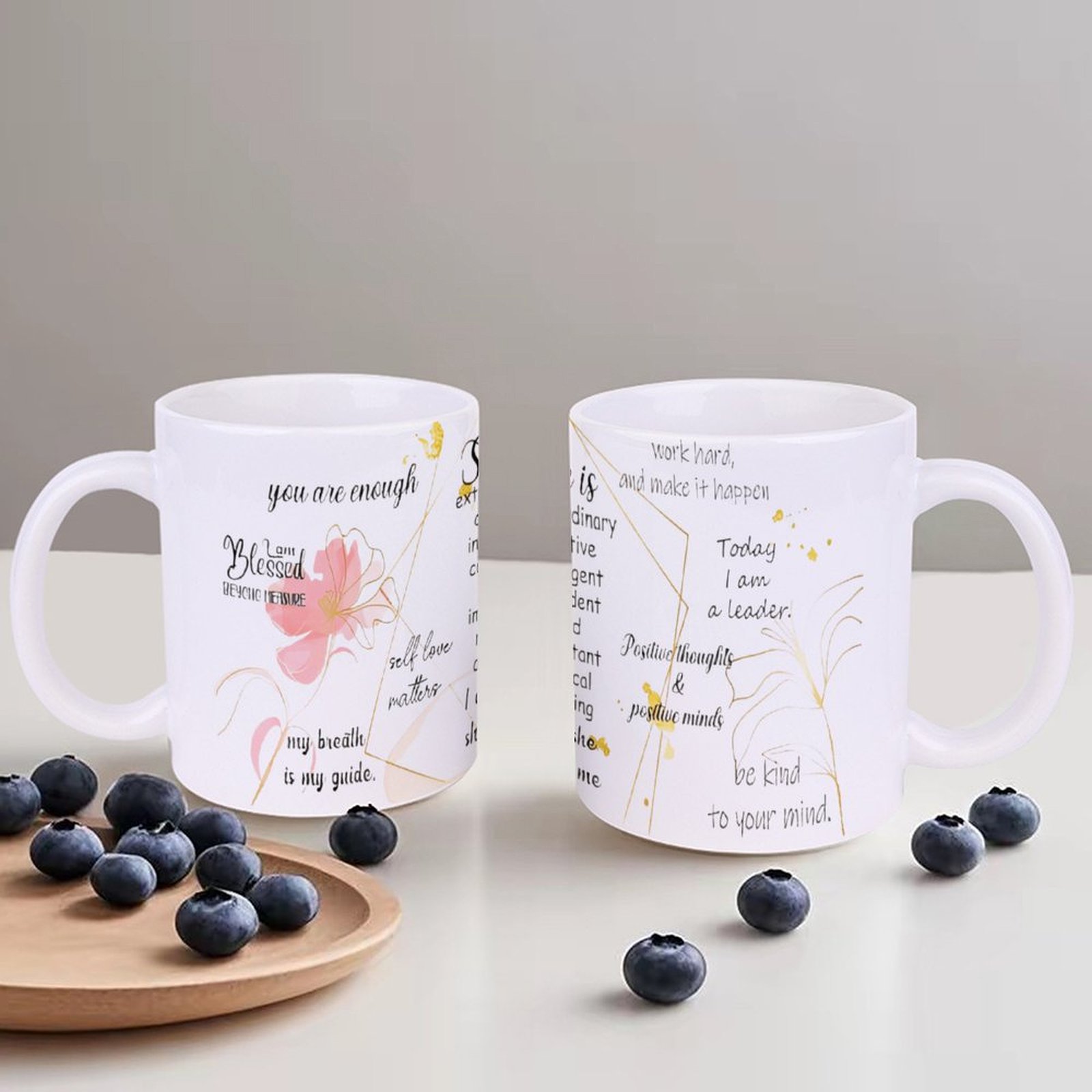 Sublimation Mug White - A Poster With A Quote About
