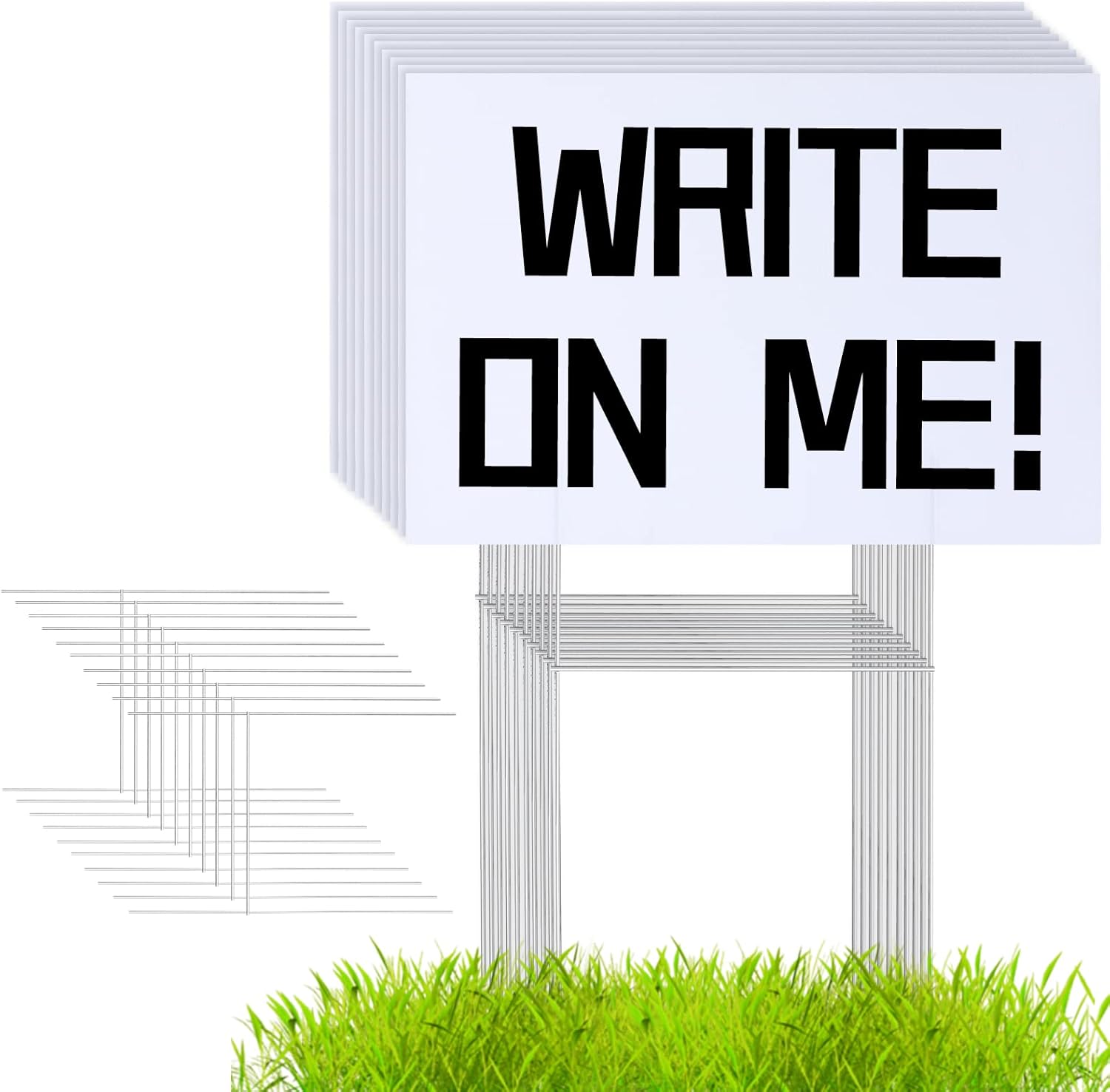 Yard Sign Blank - 18x12 Inch Blank Yard Signs with