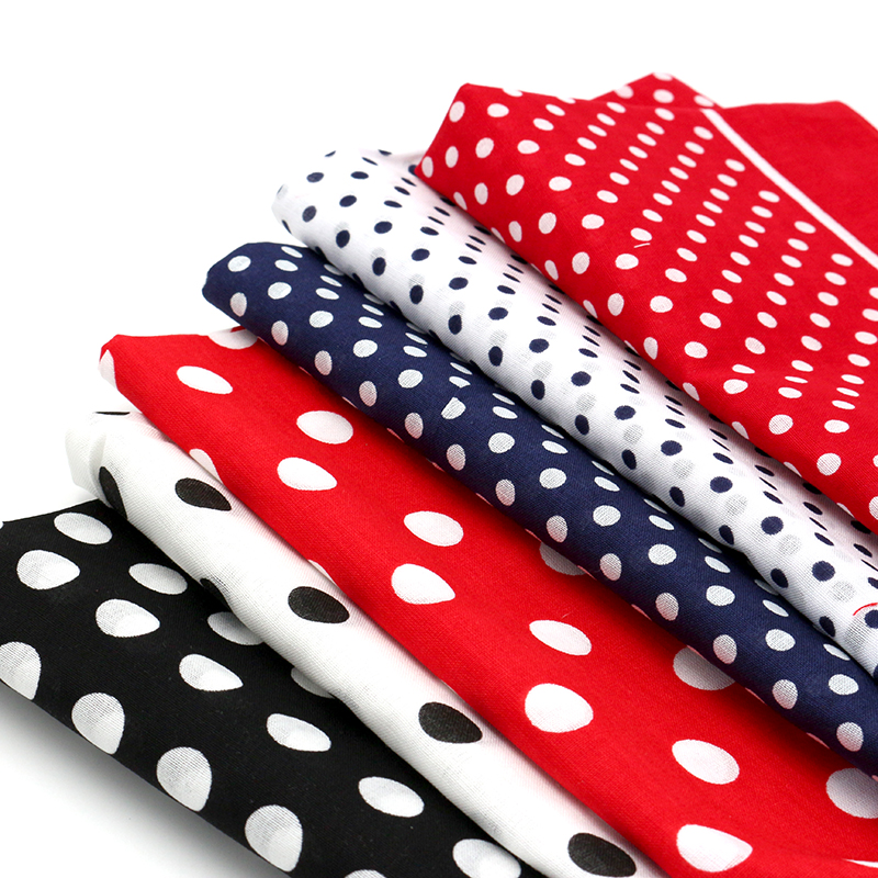Bandana Blank White - Basic Red/White/Black/Navy Dot Printing Bandanas Scarf