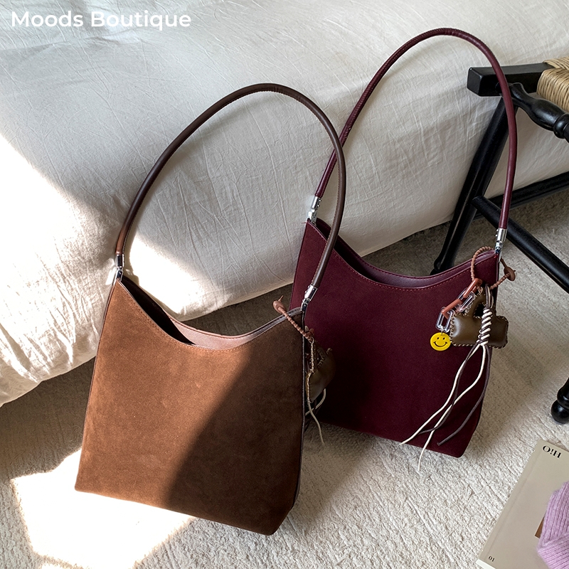 Tote Bag Sublimation - MOODS 2025 Autumn New PU Suede