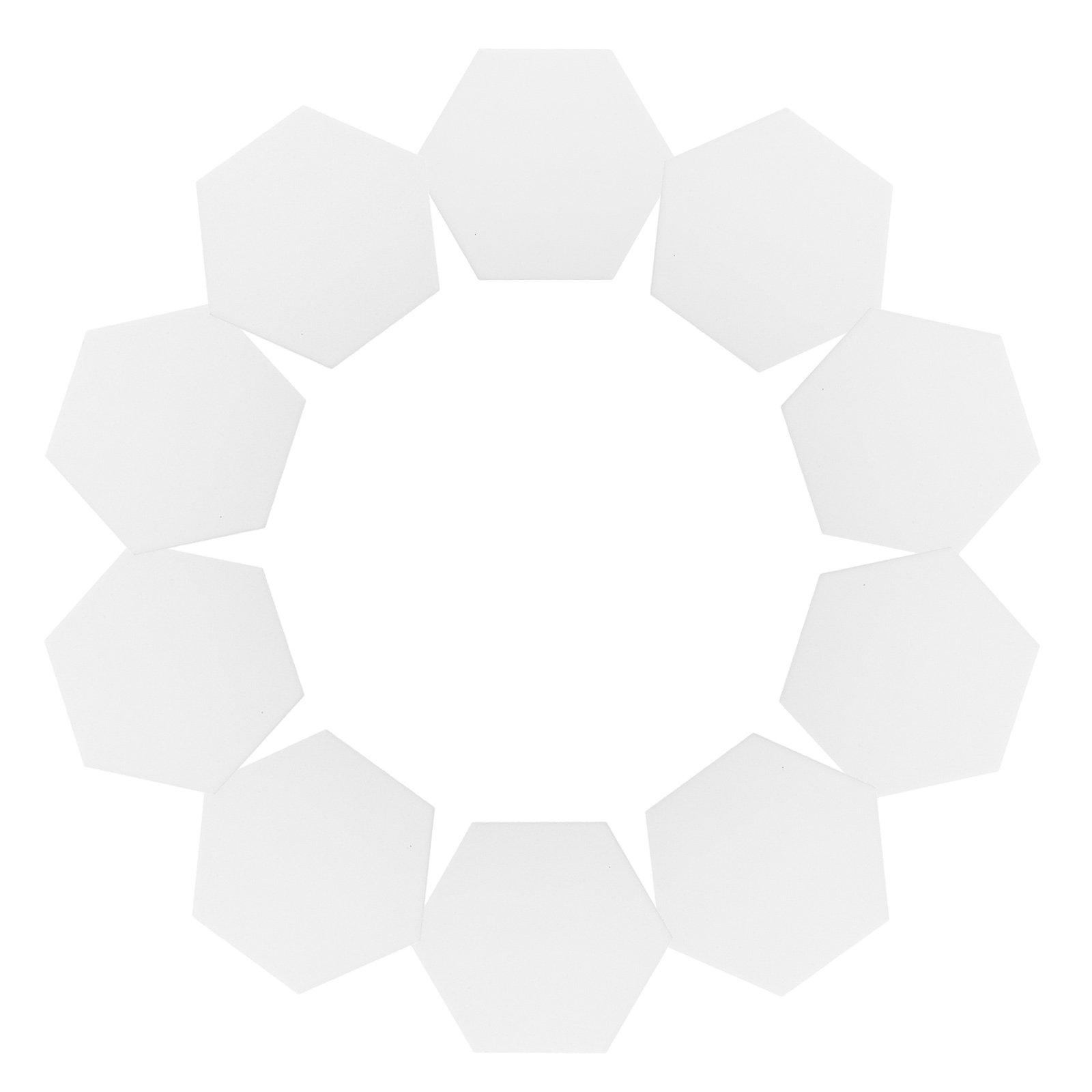 Coaster Sublimation Blank - 10Set White Hexagonal Ceramic Coasters Blank