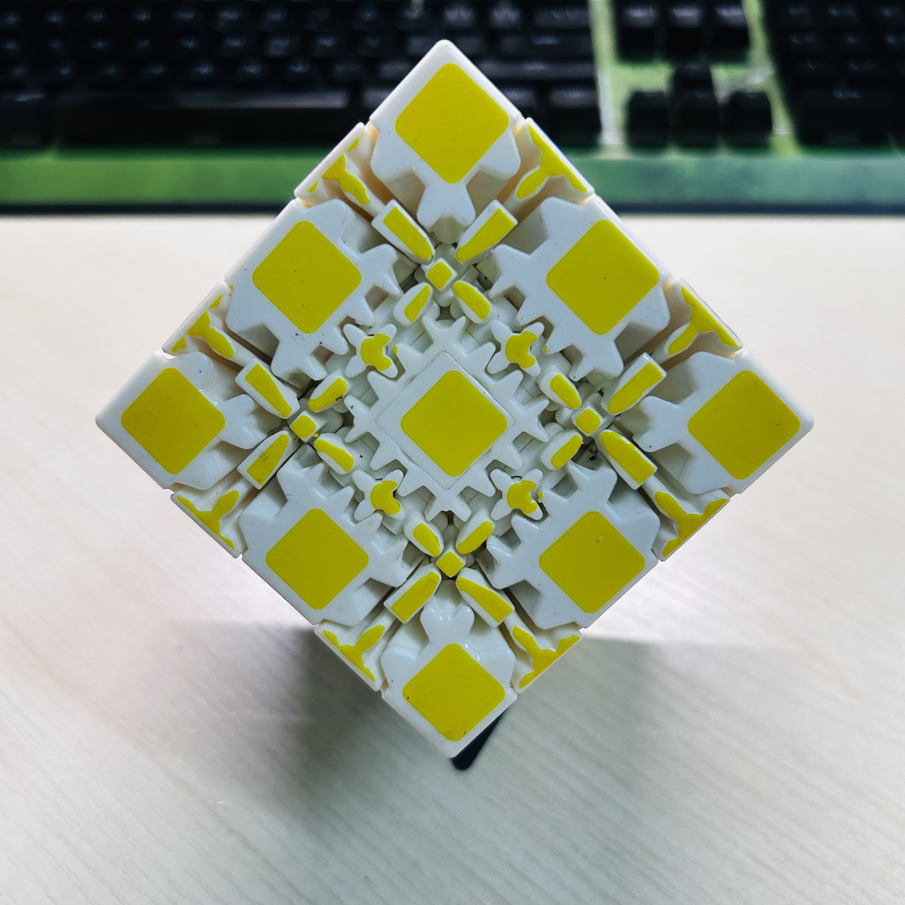 Puzzle Blank White - Collection Cube 5x5 Gear Cube 5X5x5