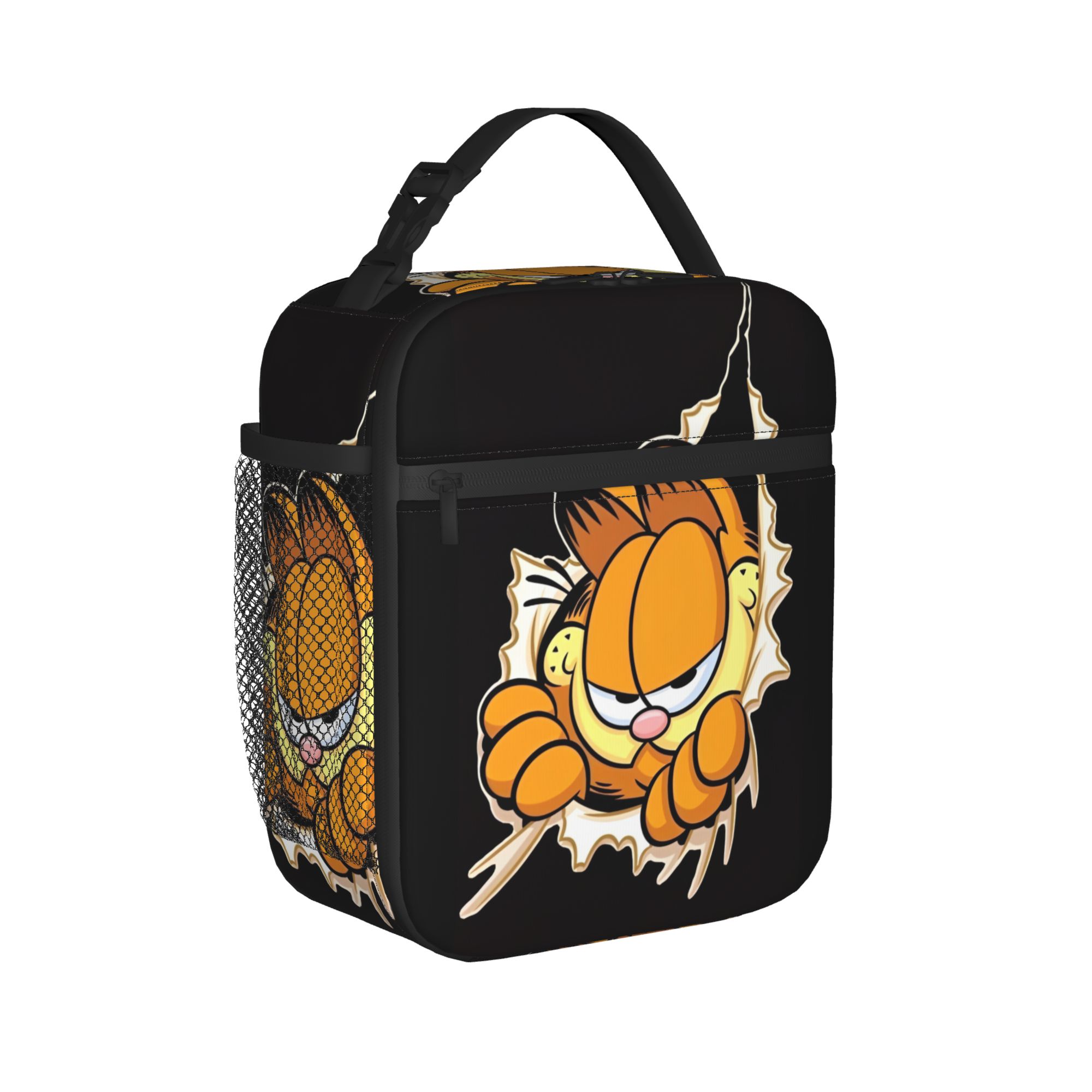 Tote Bag Sublimation - Garfielded Insulated Lunch Bag Portable Meal