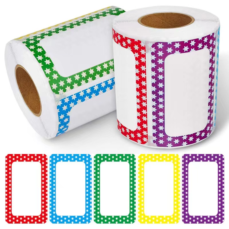 Water Bottle Blank - 50-150pcs Colorful Blank Handwritten Name Stickers
