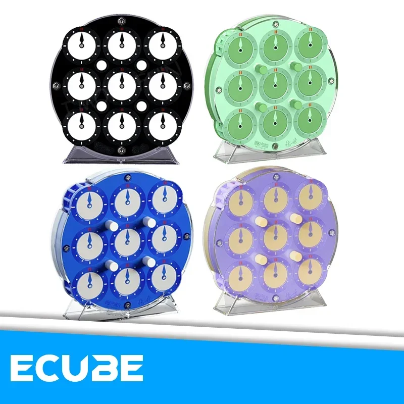Puzzle Blank White - [ECube] QiYi Clock Puzzle Magnetic Chuanshi