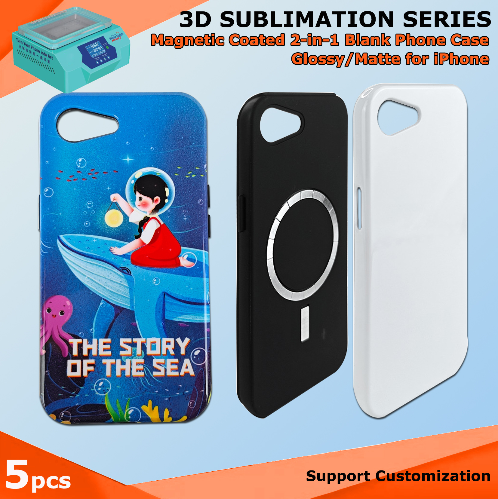 Phone Case Blank Print - Fonlyu 5pc Coated Magnet 2 In