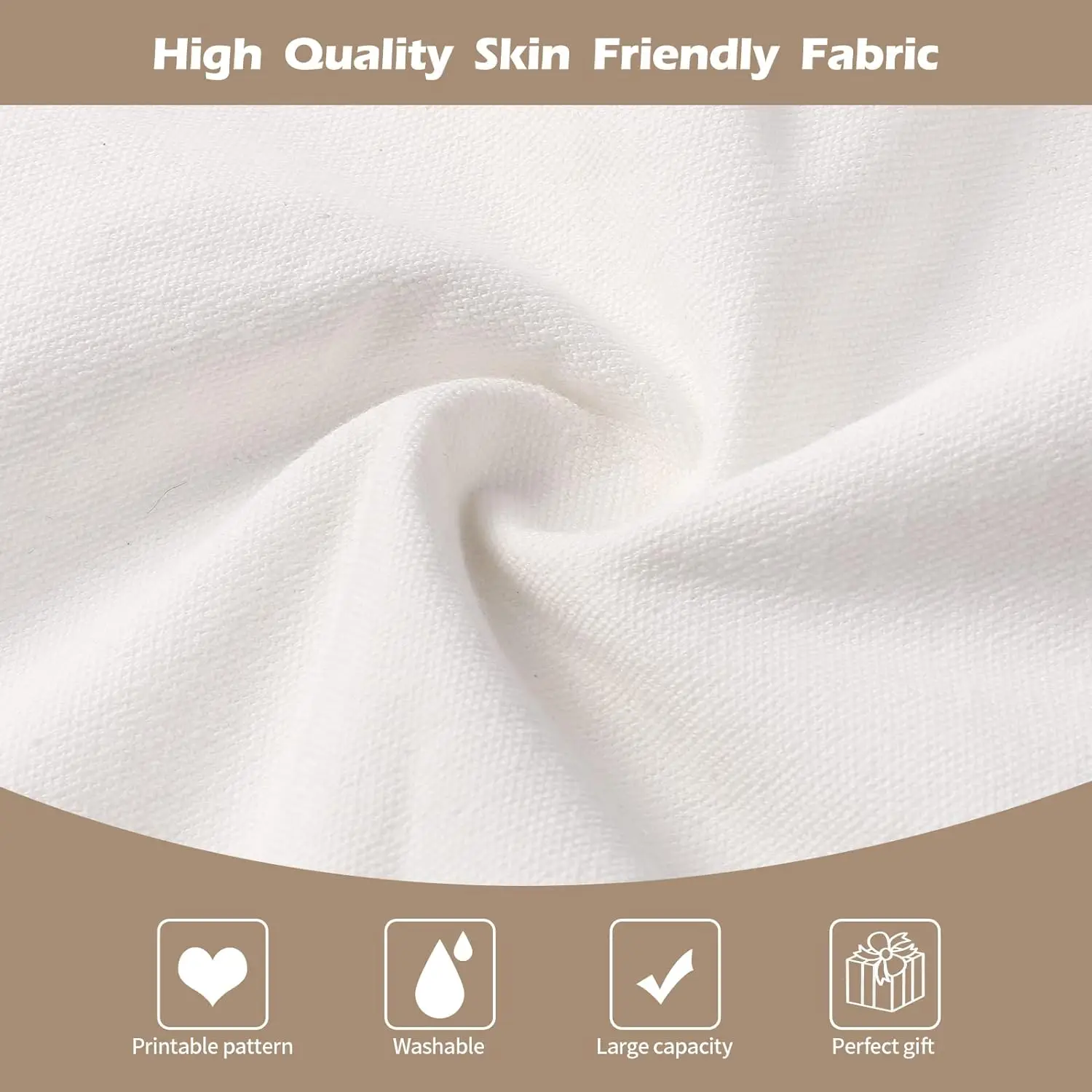 6pcs White Canvas Tote Bags, S - Tote Bag Sublimation review and price