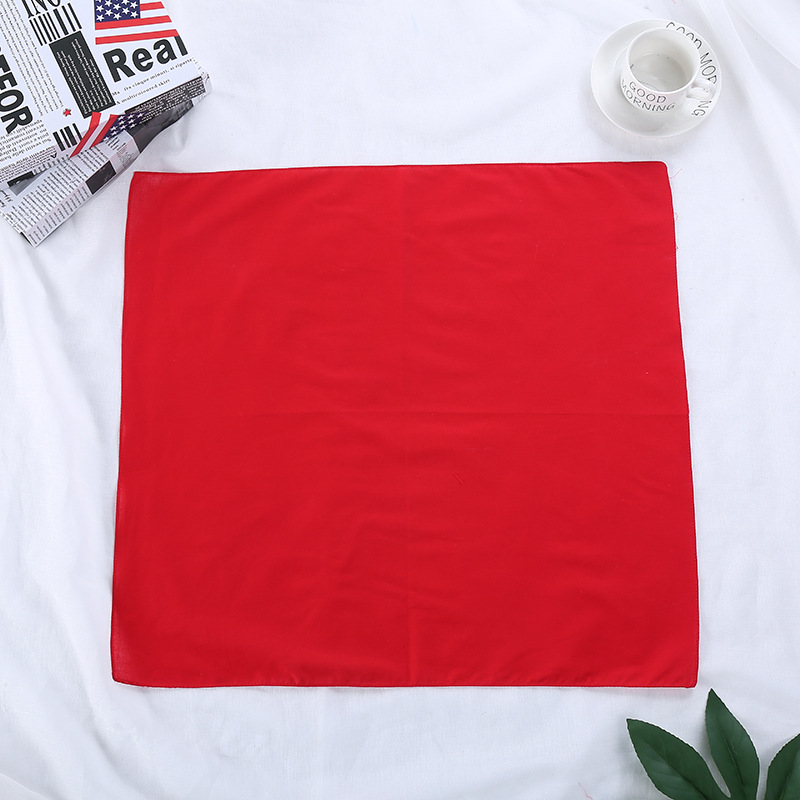 Headscarf Cotton Solid Color R - Bandana Blank White review and price
