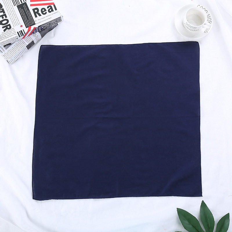 Headscarf Cotton Solid Color R - Bandana Blank White review and price
