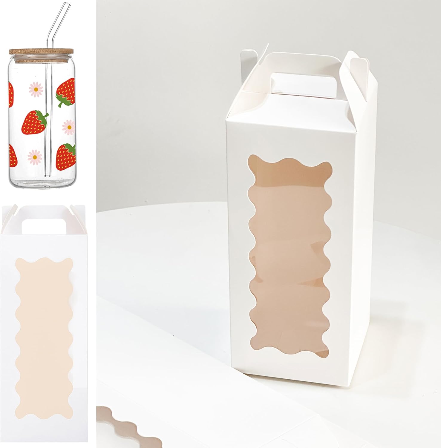 25 Pack Tumbler Gift Boxes wit - Tumbler 20Oz White review and price