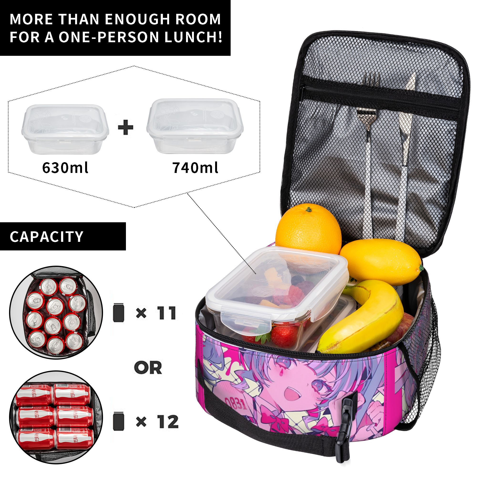 Hatsune Miku  Insulated Lunch  - Tote Bag Sublimation review and price