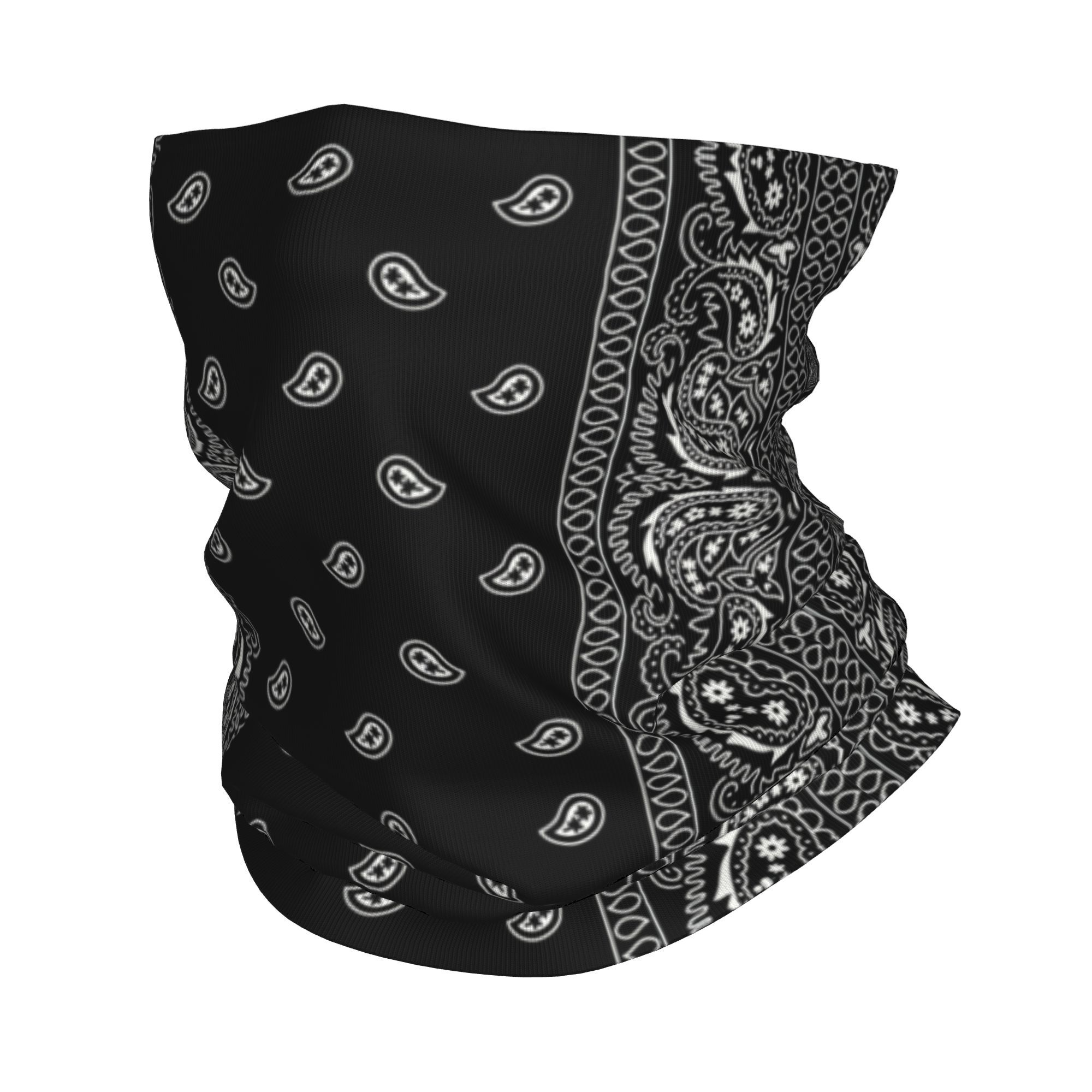 Custom Black And White Paisley - Bandana Blank White review and price