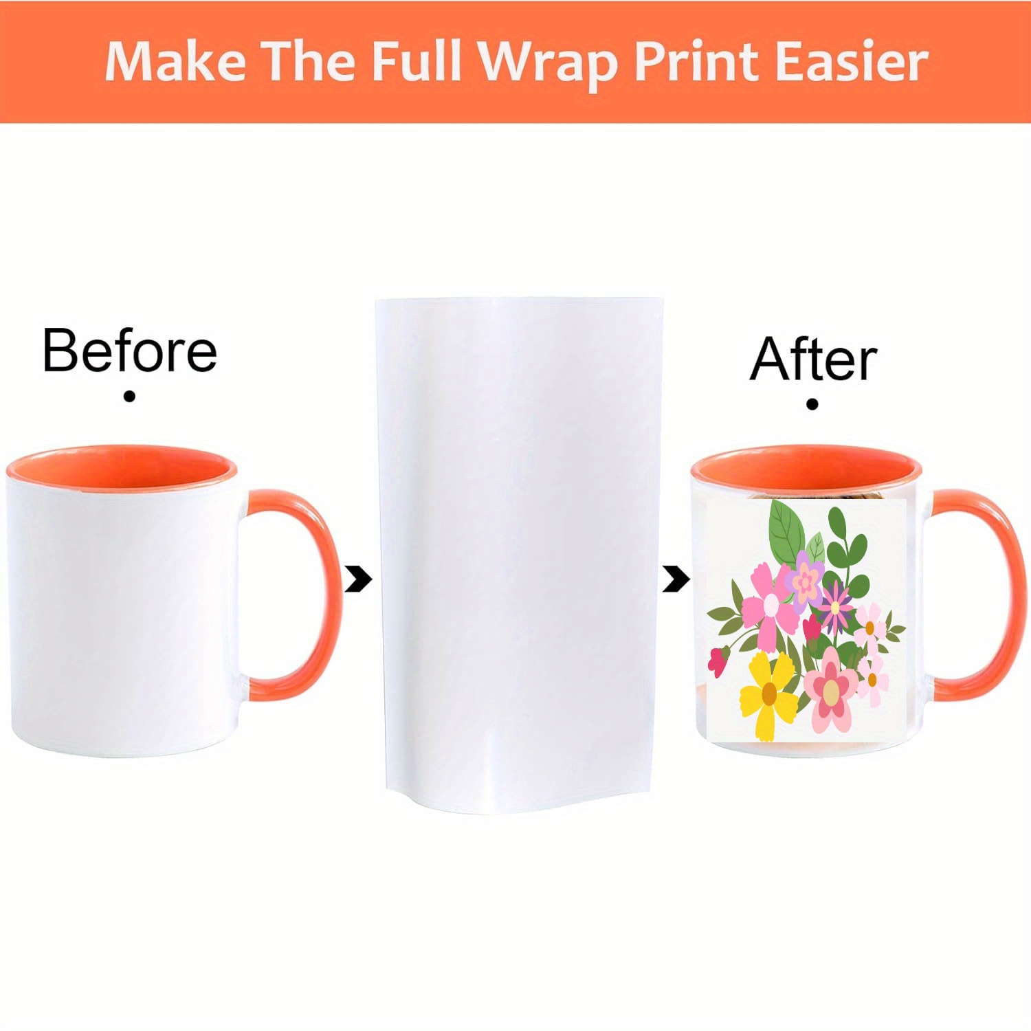 50/100pcs Sublimation Shrink F - Sublimation Mug White review and price