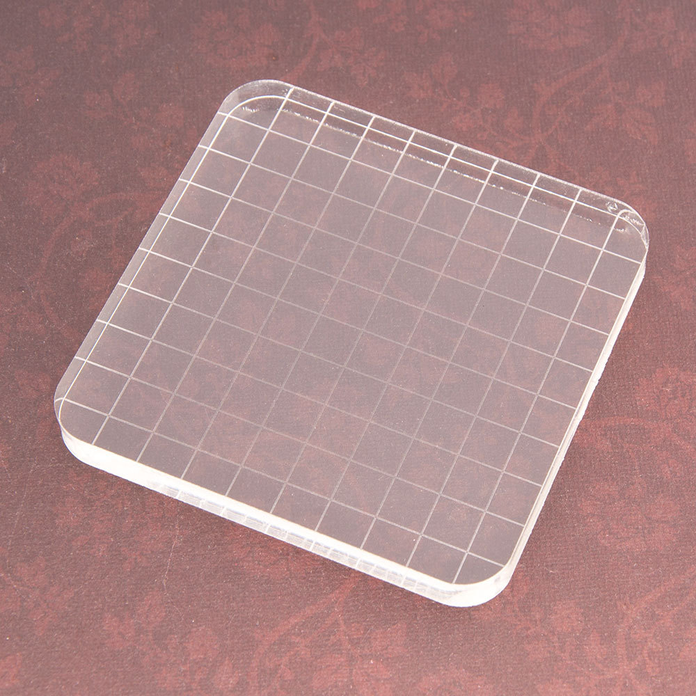 Clear Acrylic Stamp Block Use  - Photo Acrylic Block review and price