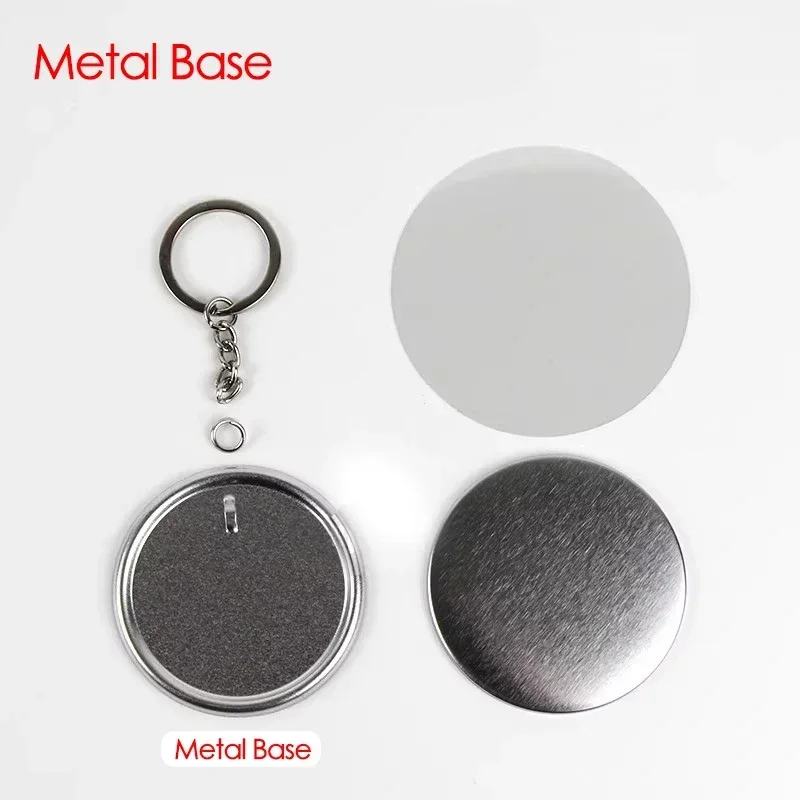 100PCS 44mm 58mm Keychains Bad - Button Badge Blank review and price