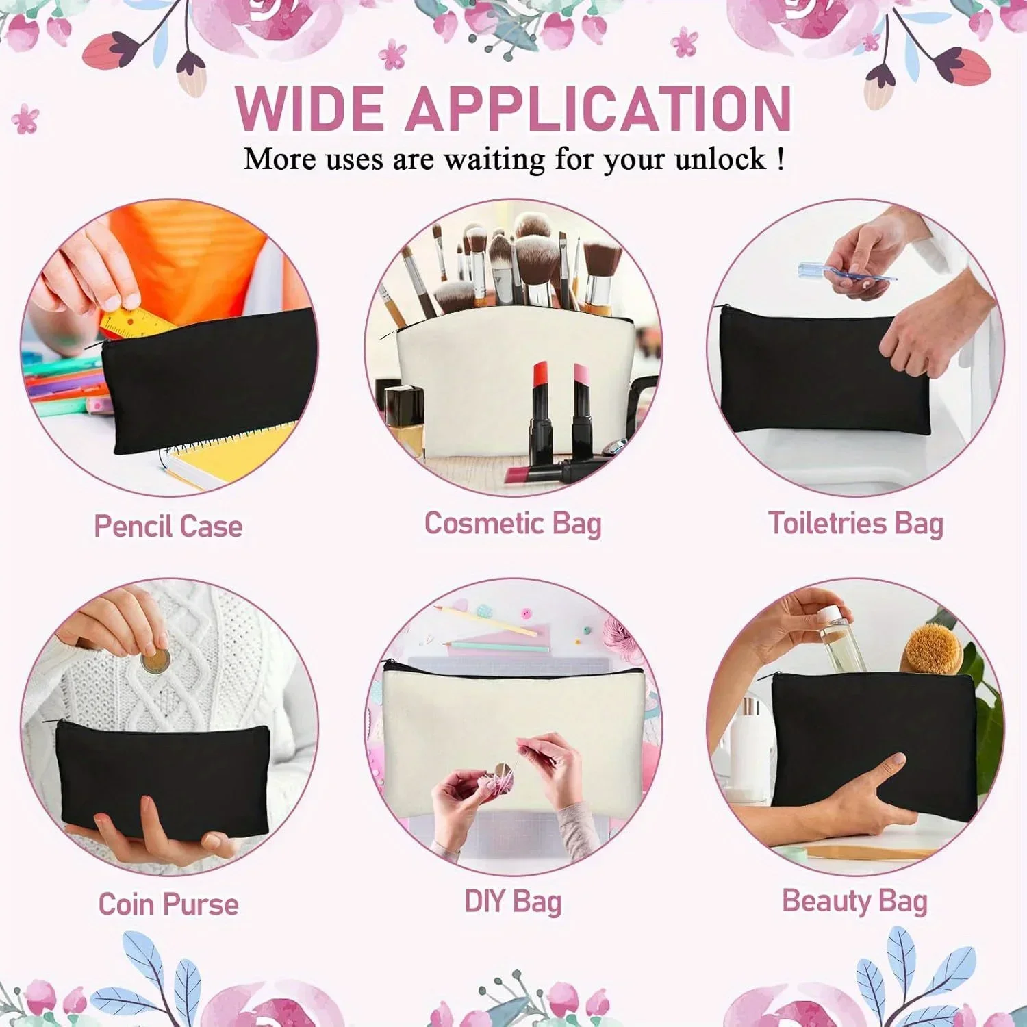 20pcs Sublimation Blank Makeup - Tote Bag Sublimation review and price