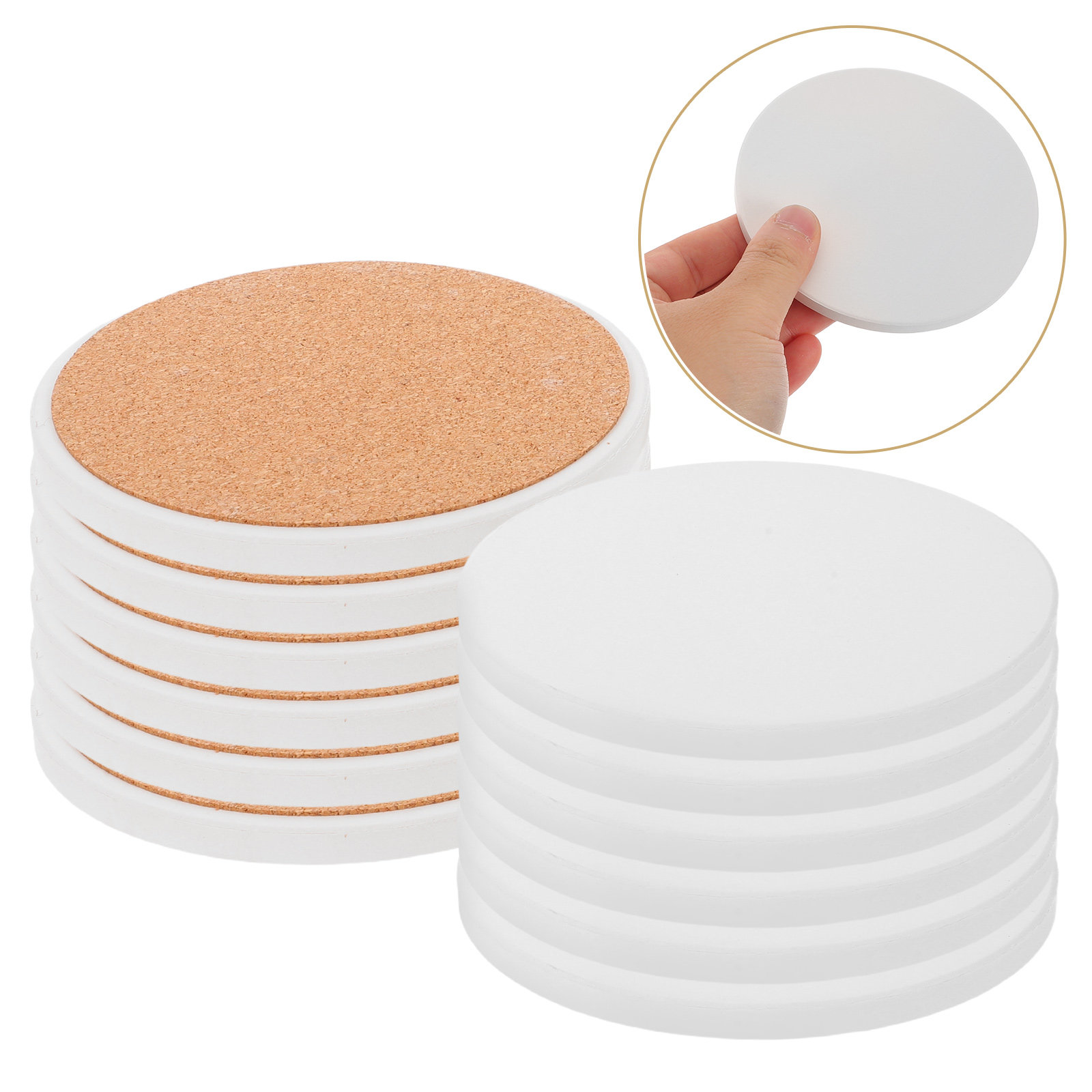12pcs Sublimation Coasters Bla - Ceramic Tile Blank review and price
