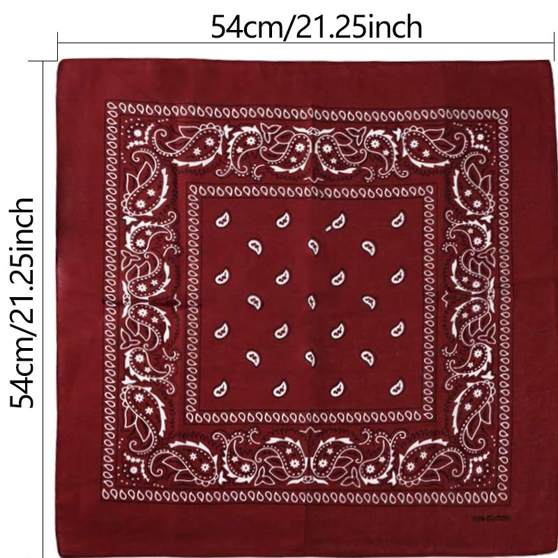 Hip Hop Cowboy Paisley Scarf L - Bandana Blank White review and price