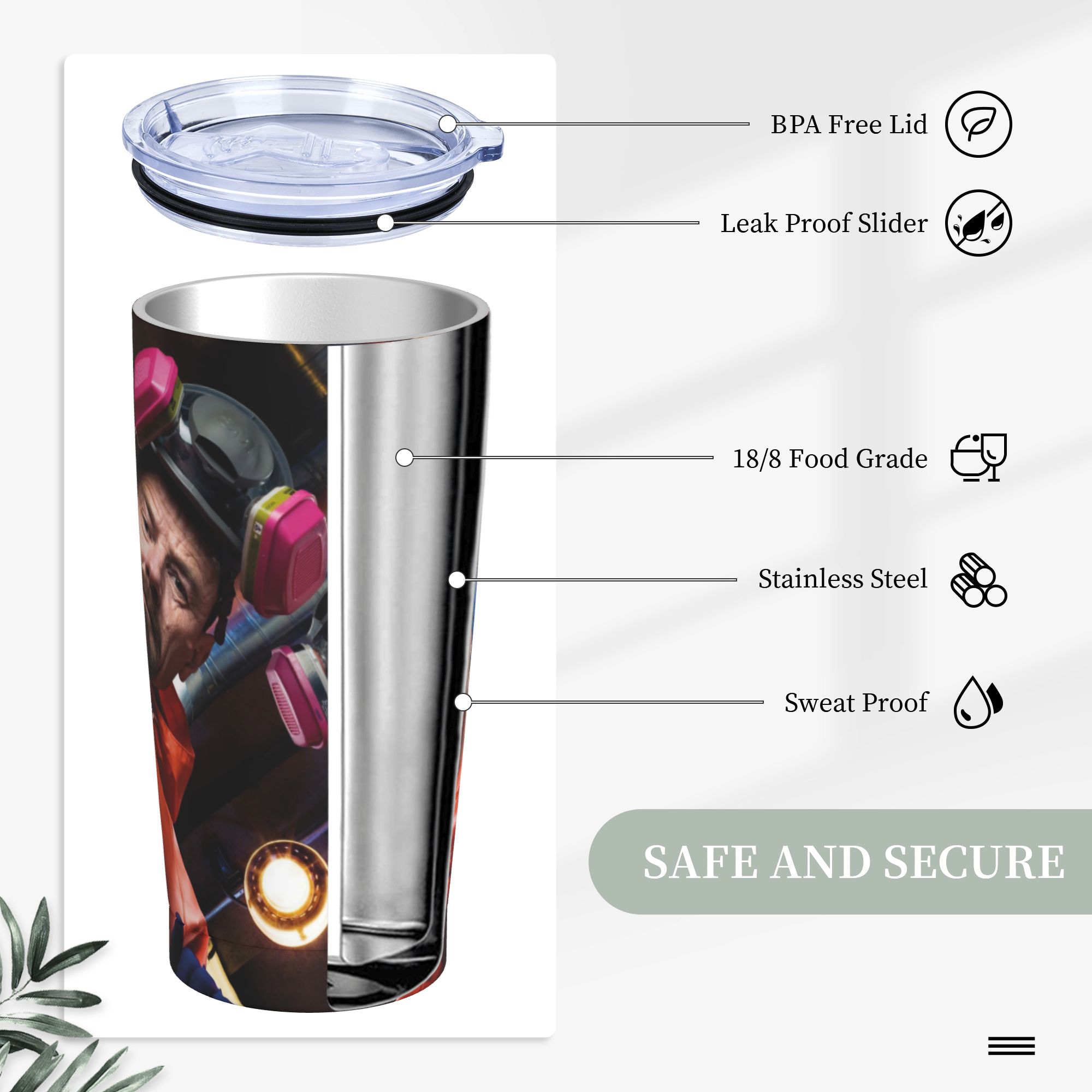 Walter White Pinkman Tumbler V - Tumbler 20Oz White review and price