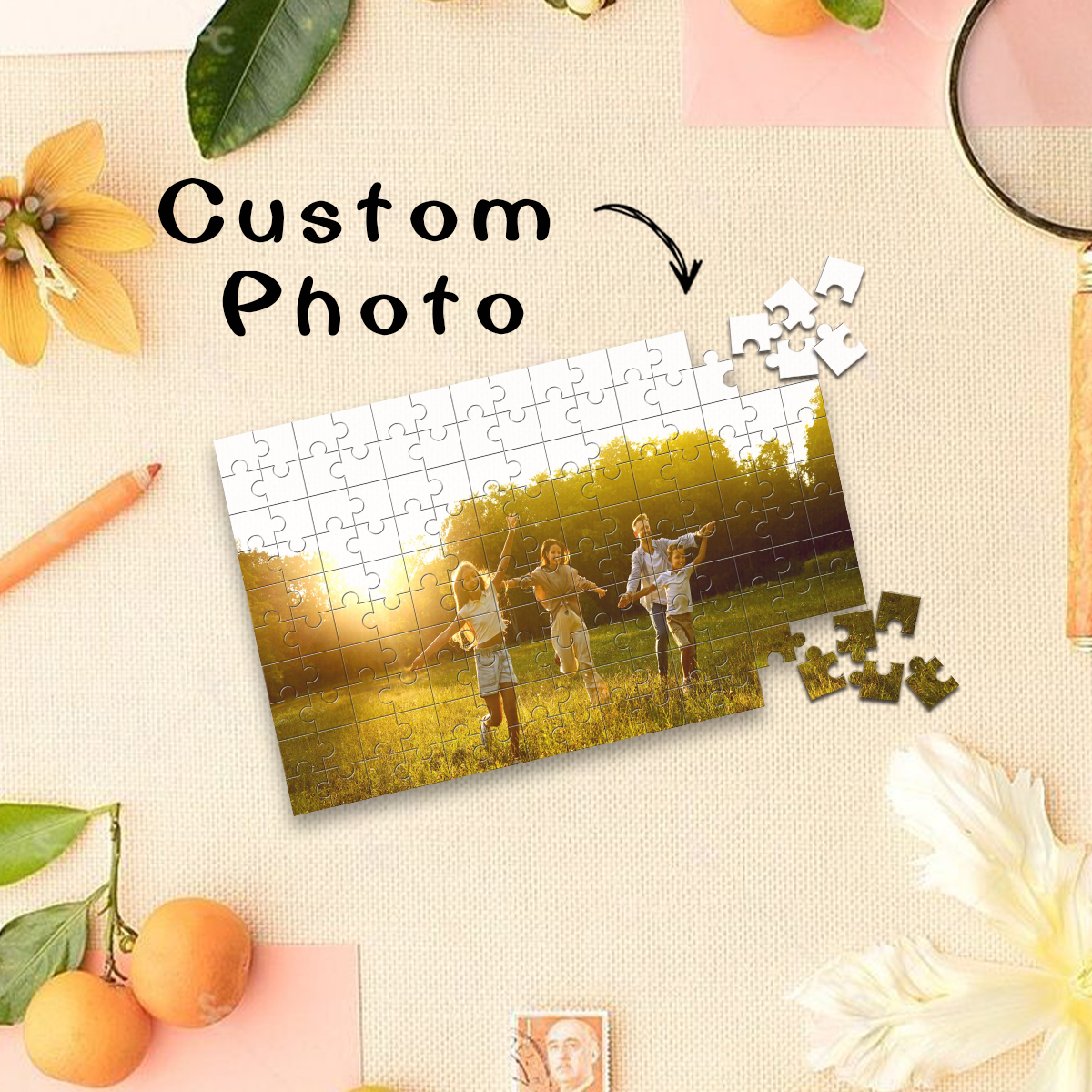 1pc Custom Photo Single Portra - Puzzle Blank White review and price