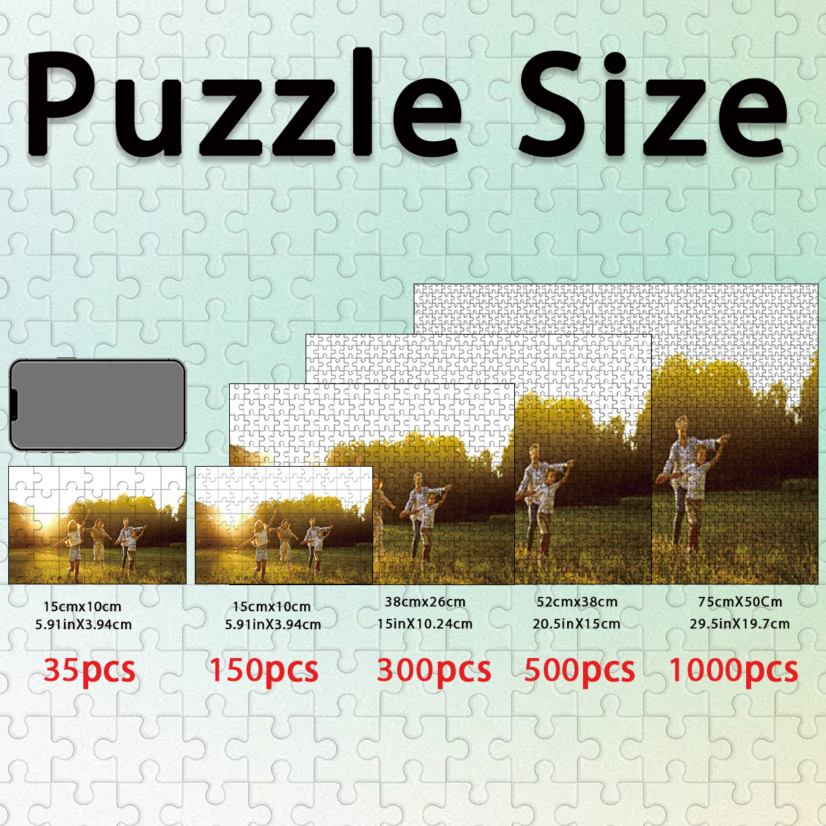 1pc Custom Photo Single Portra - Puzzle Blank White review and price
